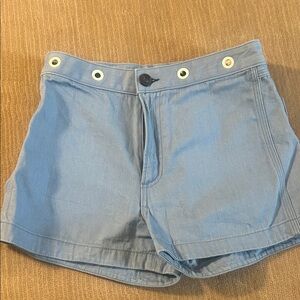 rag & bone High Waist Blue Shorts